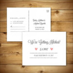 Printable Wedding Rsvp / Response Card Template – Dark Grey Throughout Ms Word Place Card Template