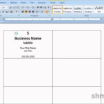 Printing Business Cards In Word | Video Tutorial with Word 2013 Business Card Template