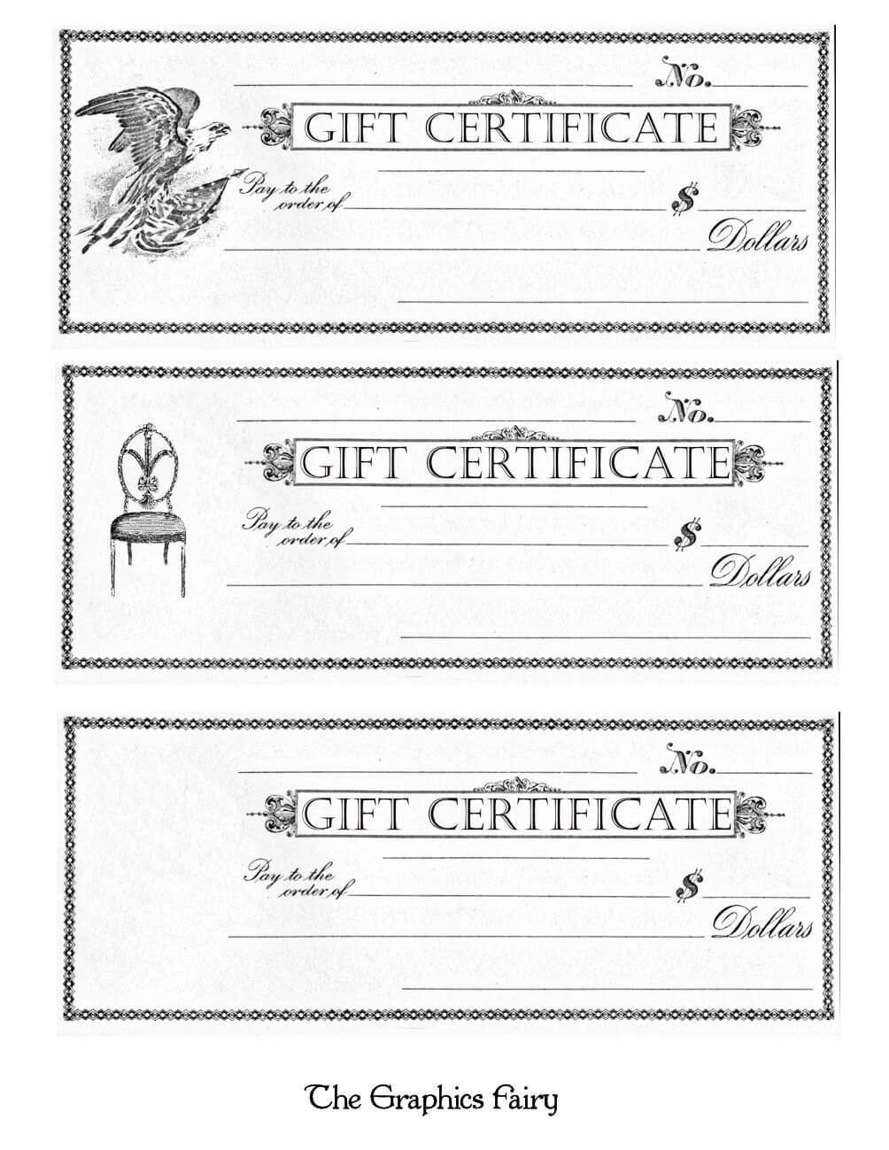 Printing Gift Certificates Free – Tomope.zaribanks.co With Printable Gift Certificates Templates Free