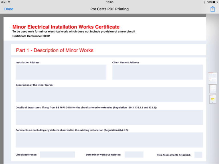 Pro Certs Electrical Testing Inspecting & Certification Throughout
