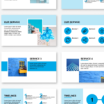 Professional Blue Presentation Powerpoint Template Throughout Powerpoint Default Template