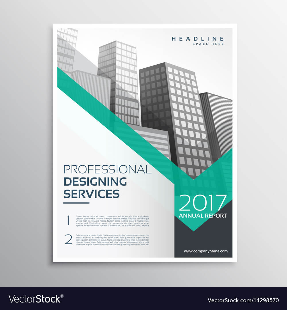 Professional Brochure Or Leaflet Template Design Within Professional Brochure Design Templates