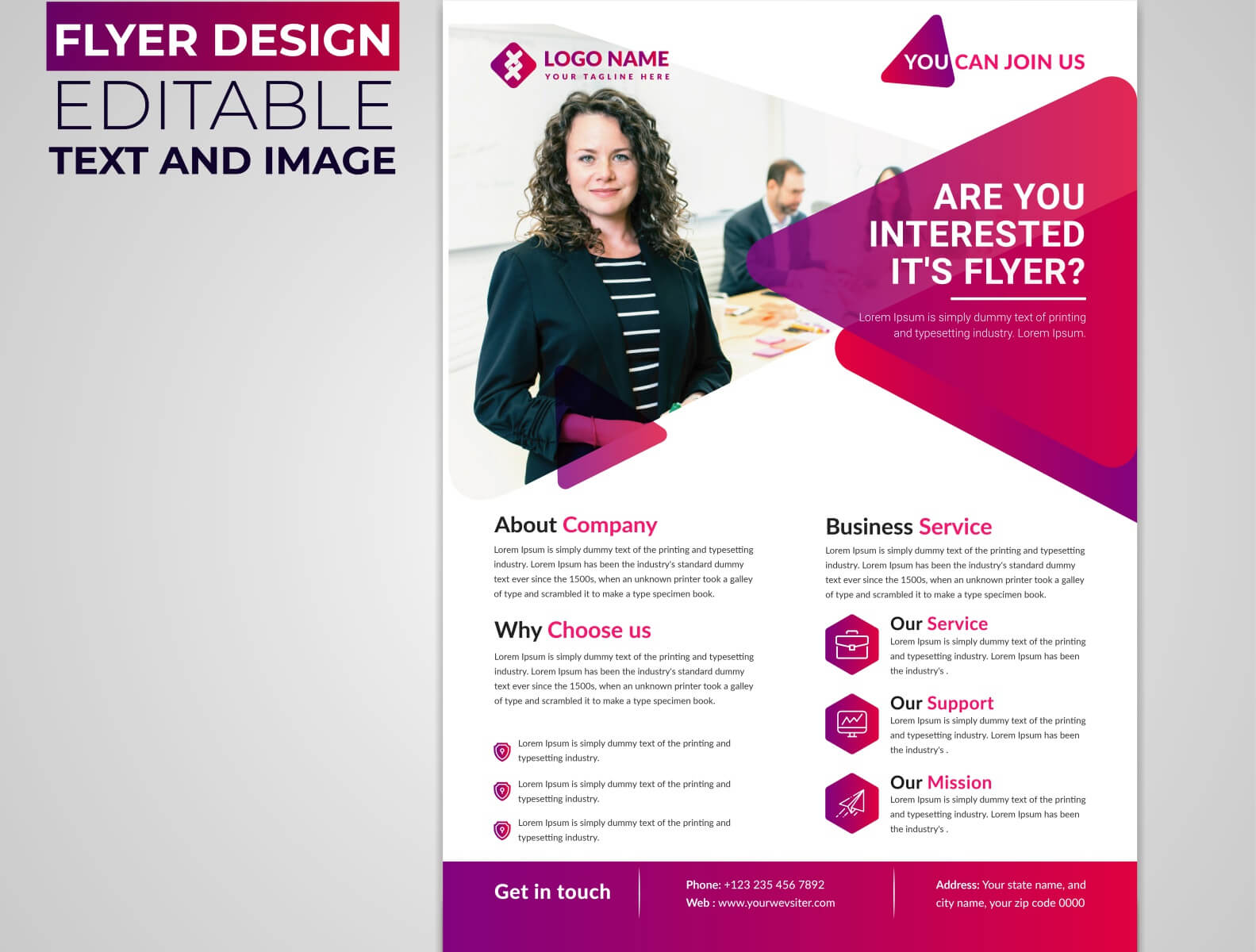 Professional Corporate Flyer Design Templates Within Professional Brochure Design Templates
