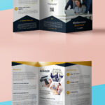 Professional Corporate Tri-Fold Brochure Free Psd Template within Brochure 3 Fold Template Psd