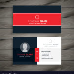 Professional Red Business Card Template Pertaining To Professional Name Card Template