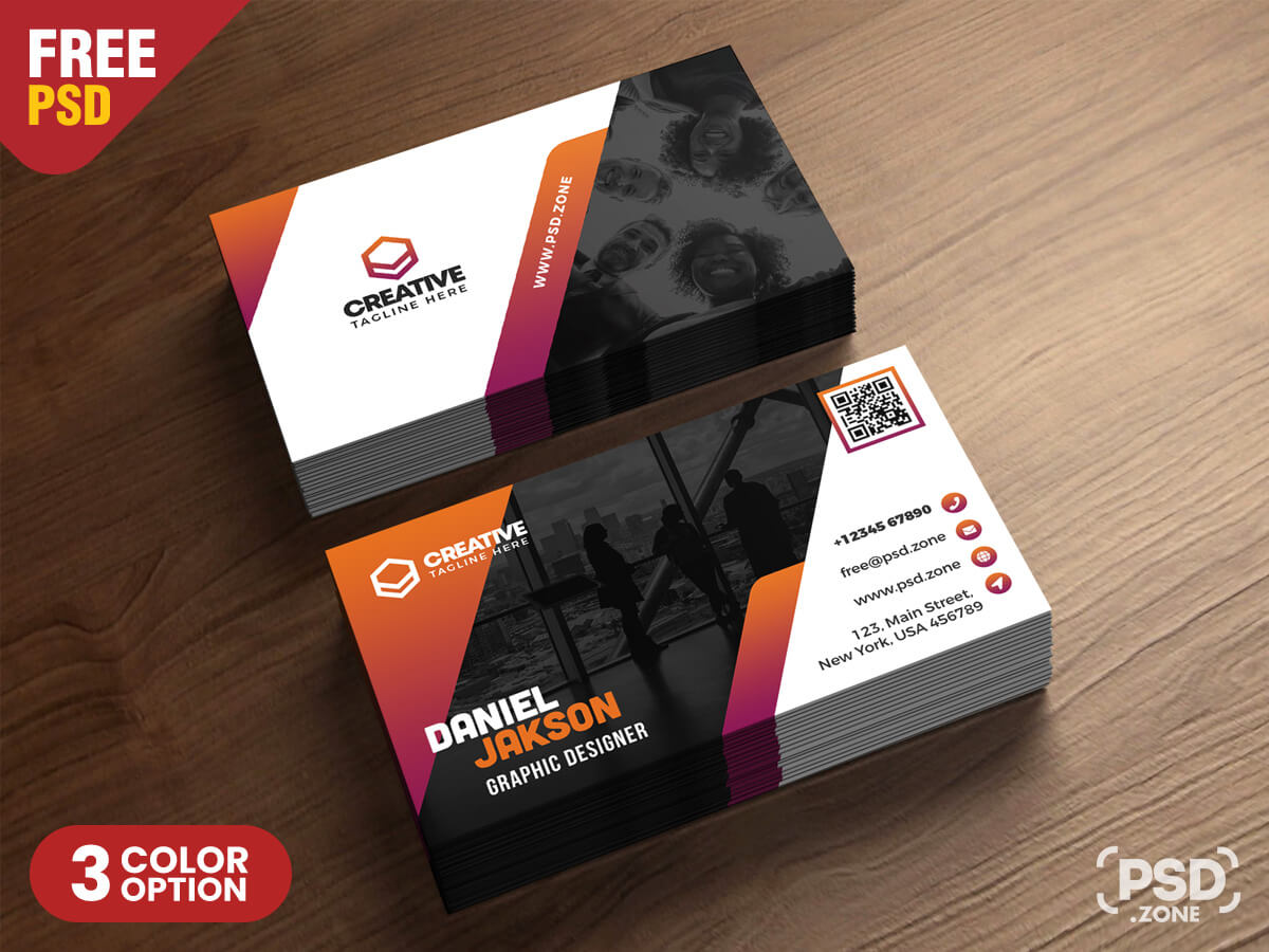 Psd Business Card Design Free Templates – Uxfree With Creative Business Card Templates Psd
