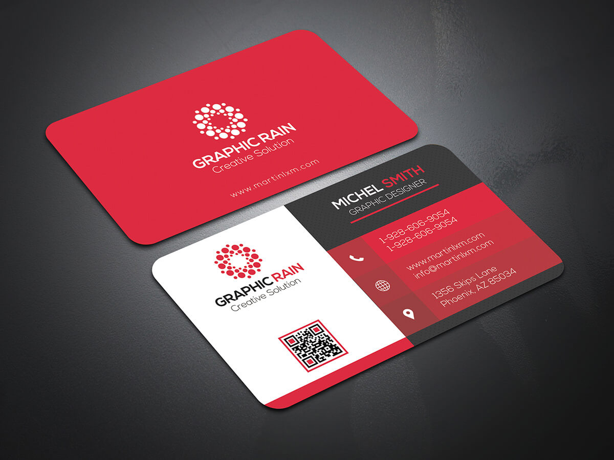 Psd Business Card Template On Behance Intended For Name Card Design Template Psd