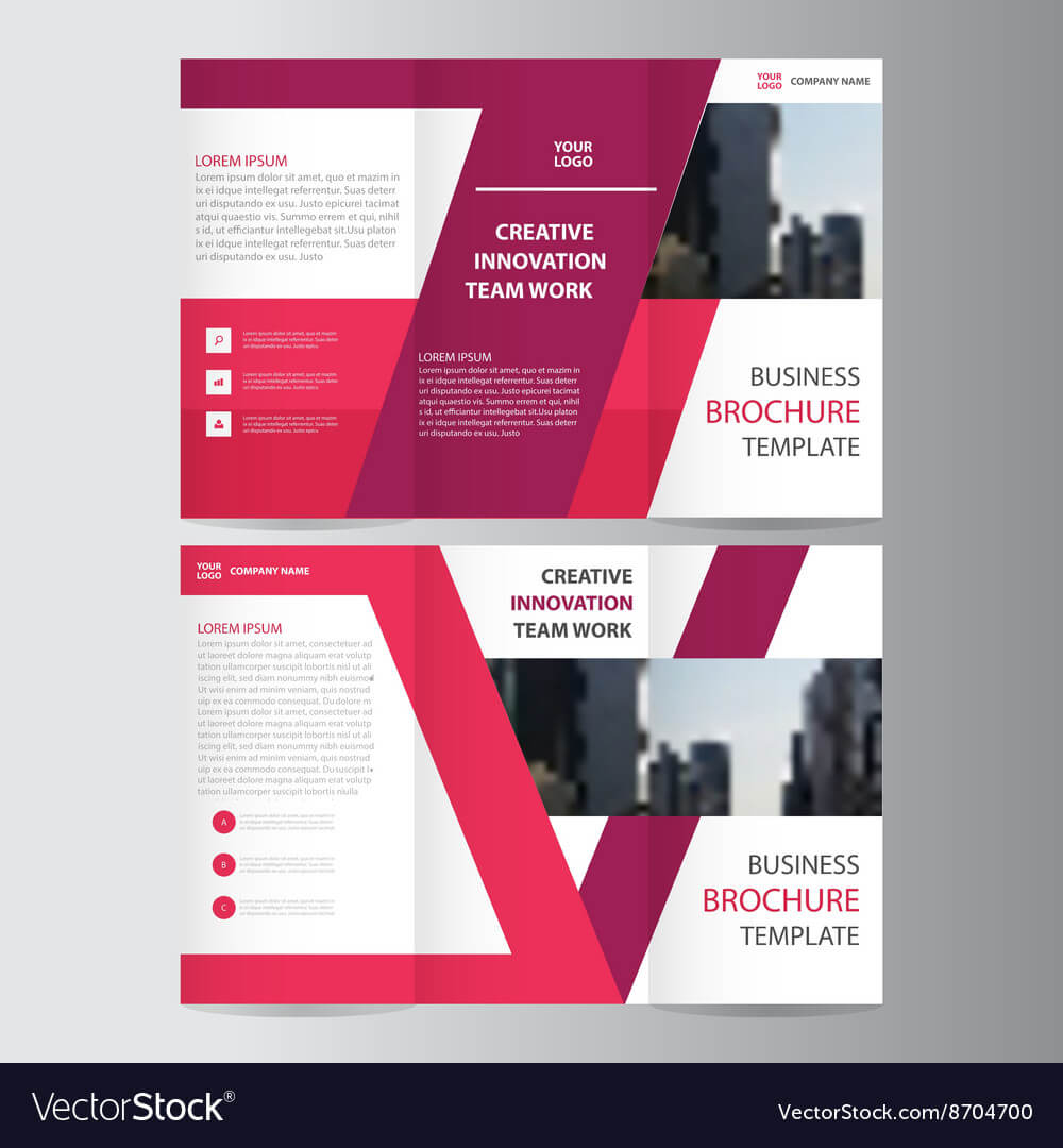 Purple Trifold Brochure Flyer Leaflet Templates With Free Online Tri Fold Brochure Template