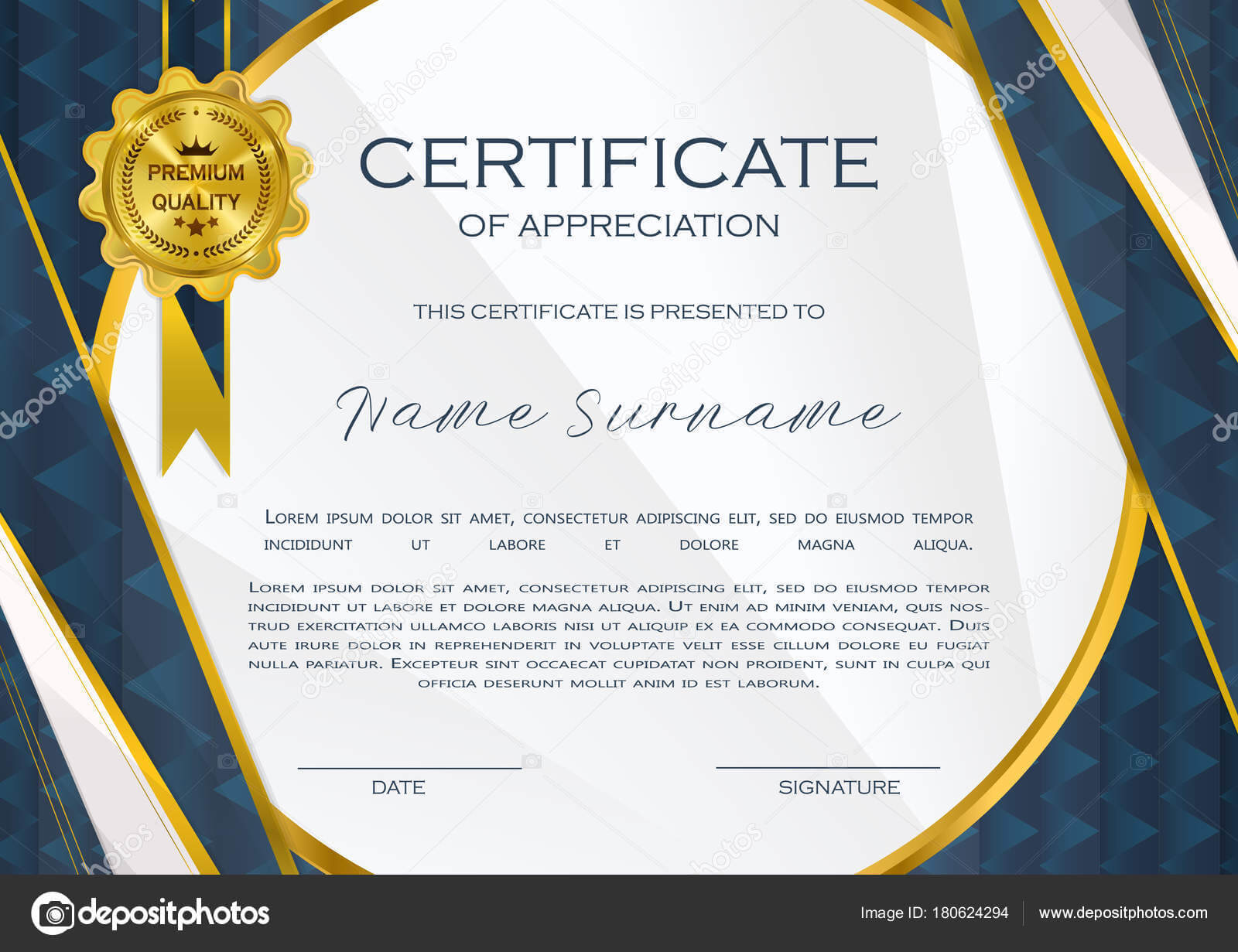 Qualification Certificate Appreciation Design Elegant Luxury In High Resolution Certificate Template