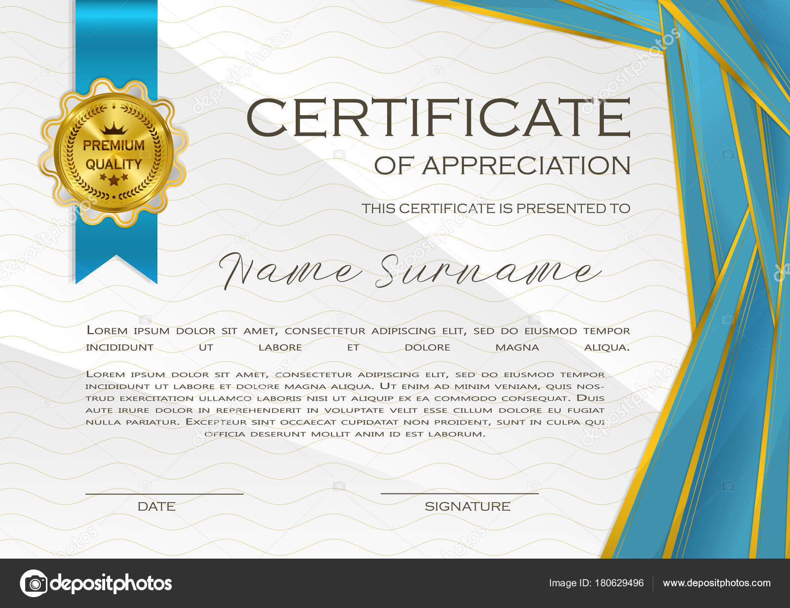 Qualification Certificate Appreciation Design Elegant Luxury Pertaining To Qualification Certificate Template