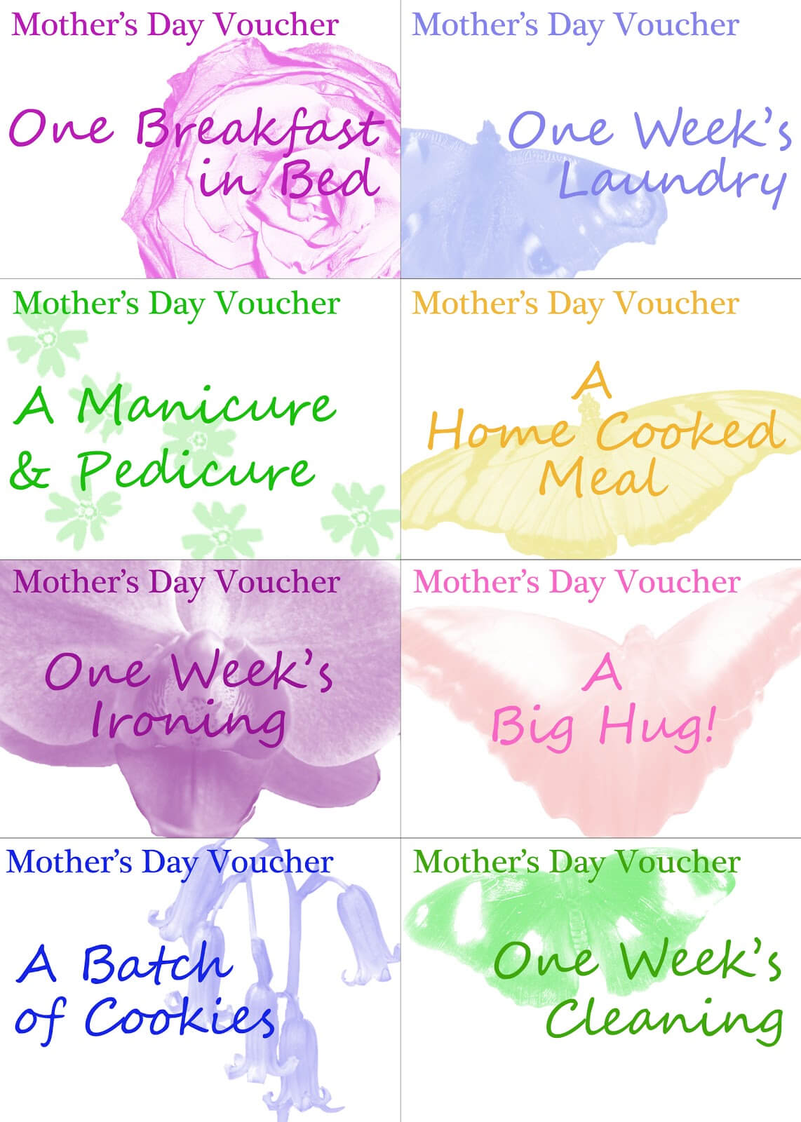Qualified Printable Vouchers Template For Mother's Day With Regard To Homemade Christmas Gift Certificates Templates