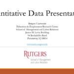 Quantitative Data Presentation Rutgers University Education With Rutgers Powerpoint Template