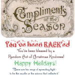 Random Acts Of Christmas Kindness Advent Calendar – Rack With Regard To Random Acts Of Kindness Cards Templates