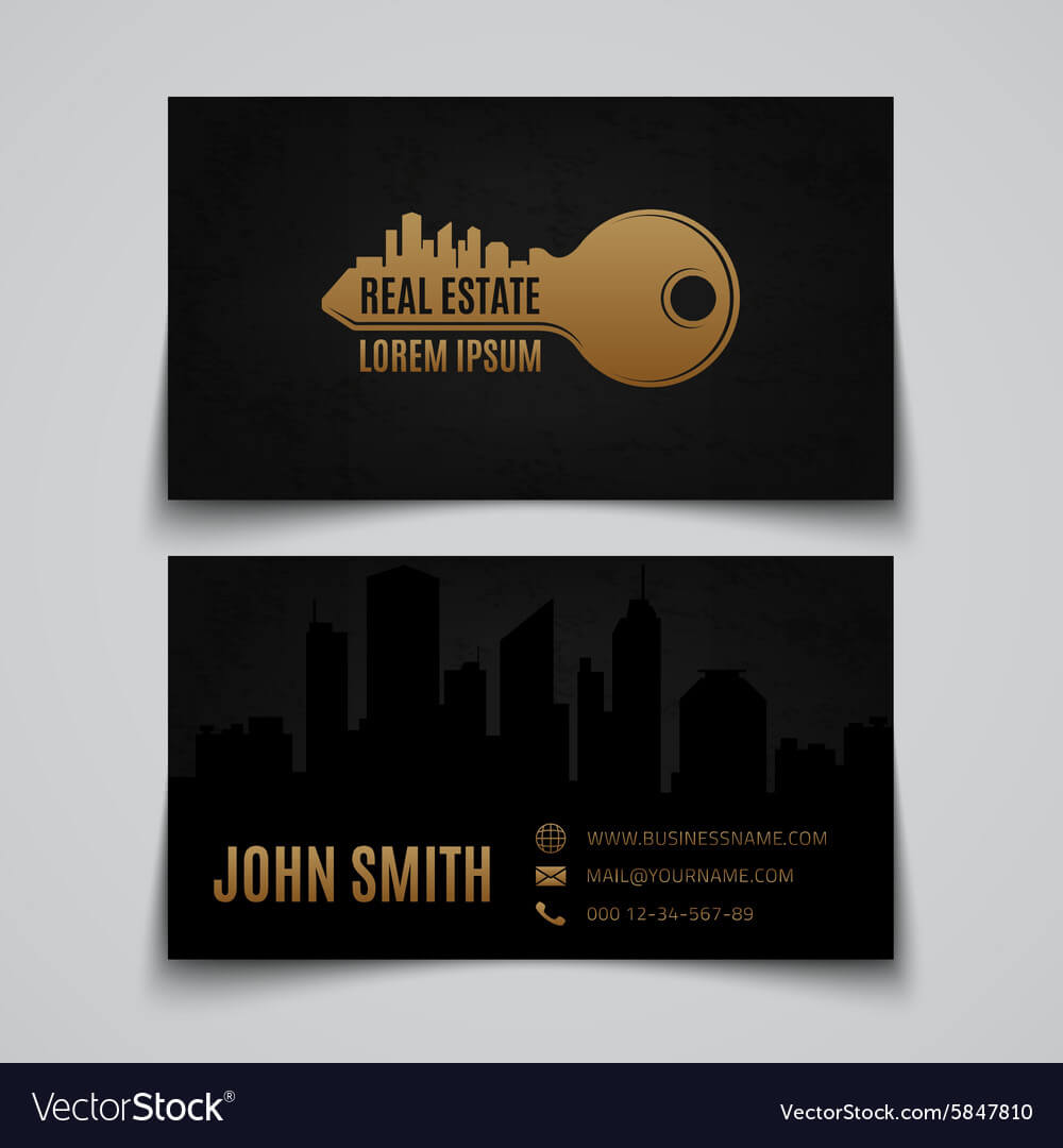 Real Estate Business Card Template Pertaining To Real Estate Business Cards Templates Free