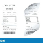 Realistic Payment Paper Bills For Cash Or Credit Card Slip Intended For Credit Card Receipt Template