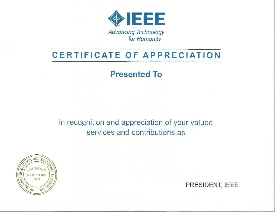 Recognition Products – Ieee Member And Geographic Activities Throughout Life Membership Certificate Templates