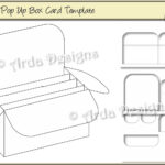 Rectangle Pop Up Box Card Cu Template For Pop Up Card Box Template