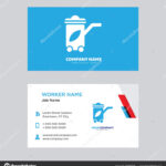 Recycling Bin Business Card Design — Stock Vector Inside Bin Card Template