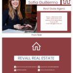 Red Real Estate Business Card Template Regarding Real Estate Agent Business Card Template