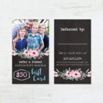 Referral Card Template | Smiles For Photography Referral Card Templates