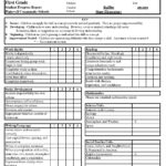 Report Card Template Excel – Barati.ald2014 Regarding Student Information Card Template