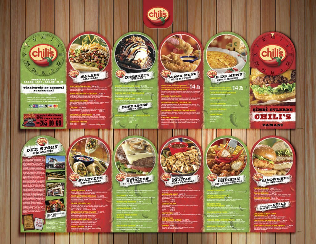 Restaurant Brochure Design Examples For Inspiration Within Zoo Brochure Template