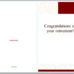 Retirement Card Template | Retirement Cards Regarding Retirement Card Template