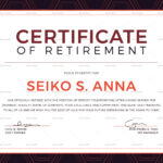 Retirement Certificate Template with Retirement Certificate Template