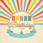 Retro Happy Birthday Card Psd - Free Photoshop Brushes At with Photoshop Birthday Card Template Free