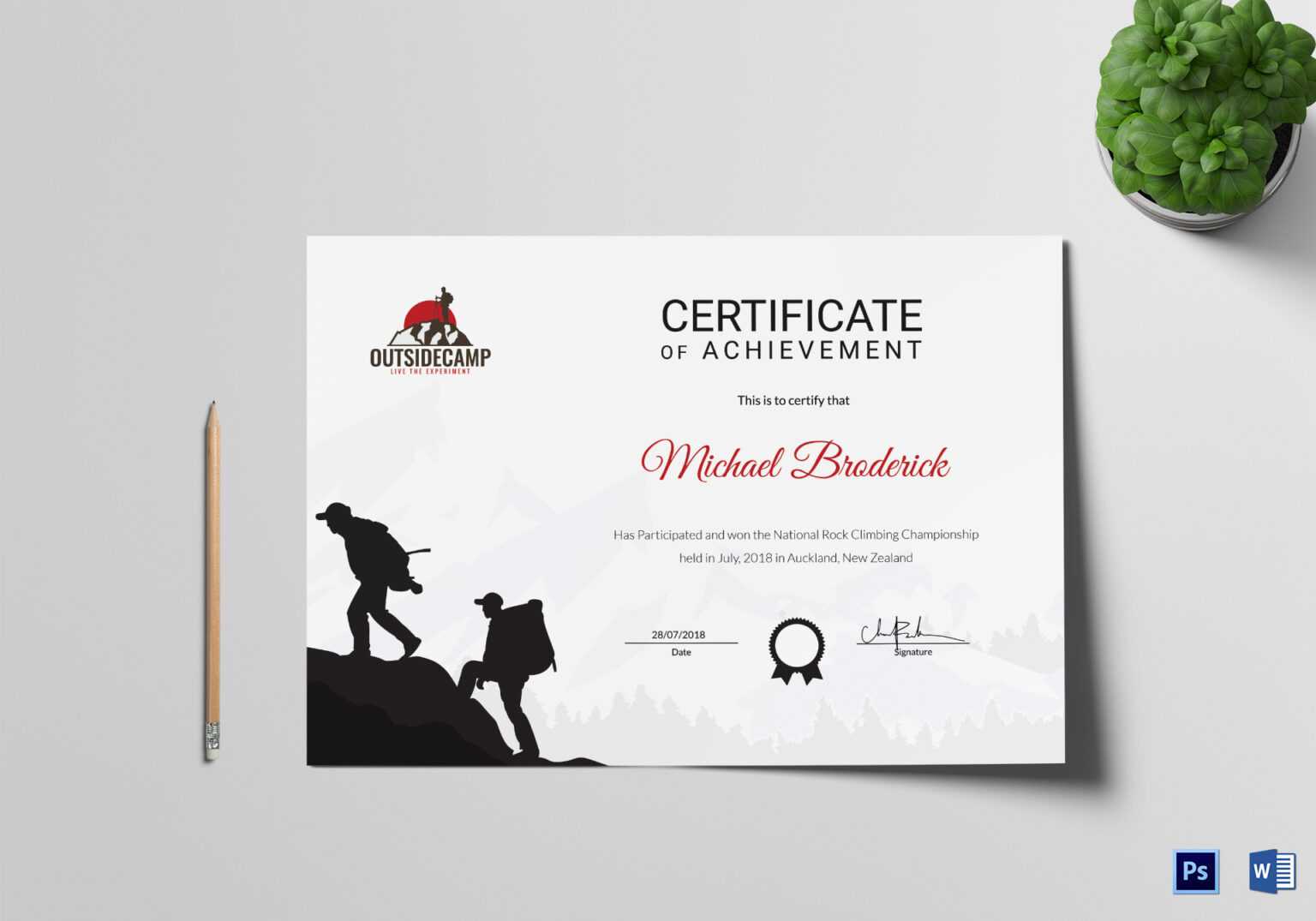 Walking Certificate Templates Sample Professional Templates