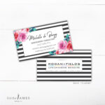 Rodan And Fields Business Card – Business Card / Preferred Customer  Referral Card / Pc Perks Card Throughout Rodan And Fields Business Card Template