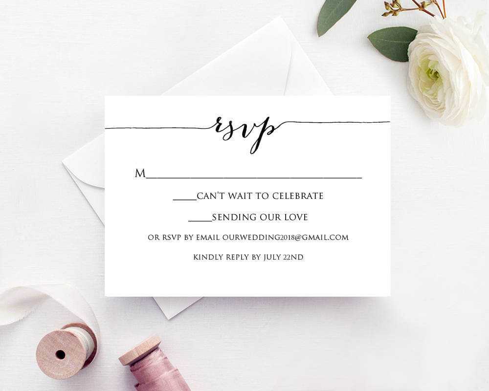 Rsvp Card Printable Template In Celebrate It Templates Place Cards