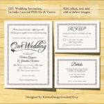 Rsvp Invitations Templates – Papele.alimentacionsegura Regarding Free E Wedding Invitation Card Templates