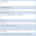 Sample Employee Registration Form – Matchboard.co Throughout Dd Form 2501 Courier Authorization Card Template