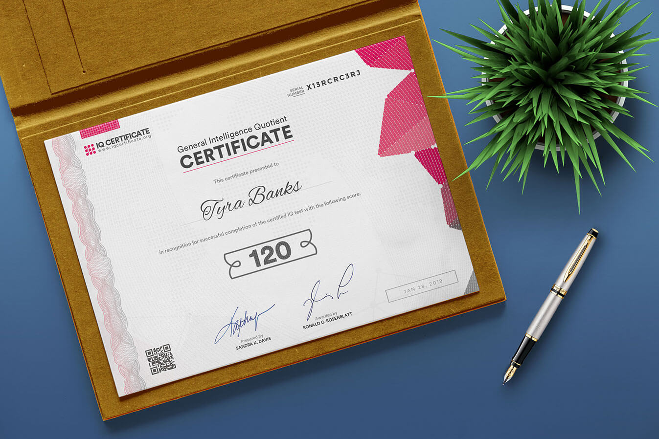 Sample Iq Certificate - Get Your Iq Certificate! Regarding Iq Certificate Template