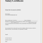 Sample Salary Letter – Papele.alimentacionsegura Within Sample Certificate Employment Template