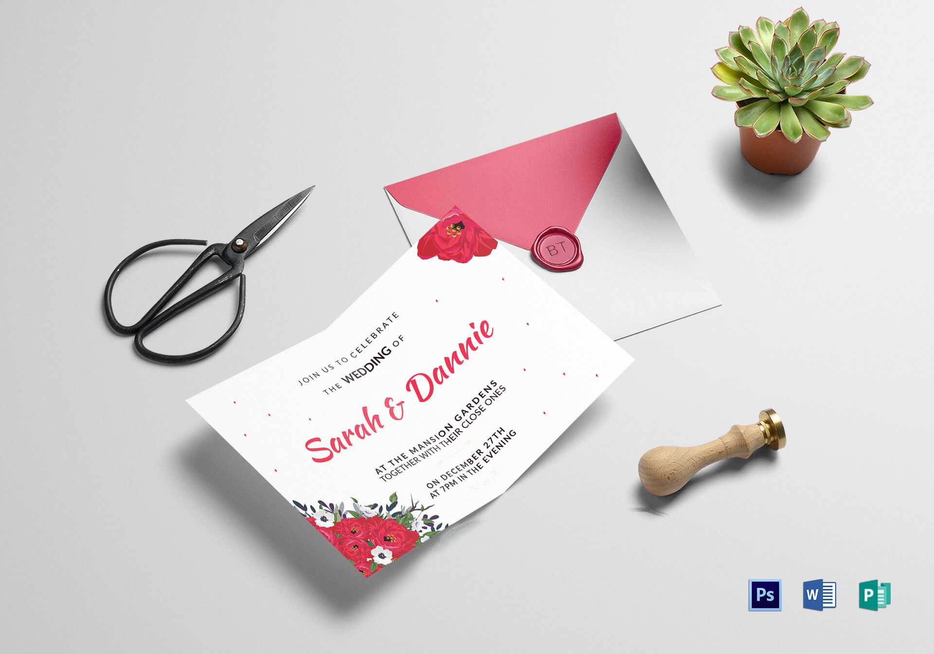 Sample Wedding Invitation Card Template Regarding Sample Wedding Invitation Cards Templates