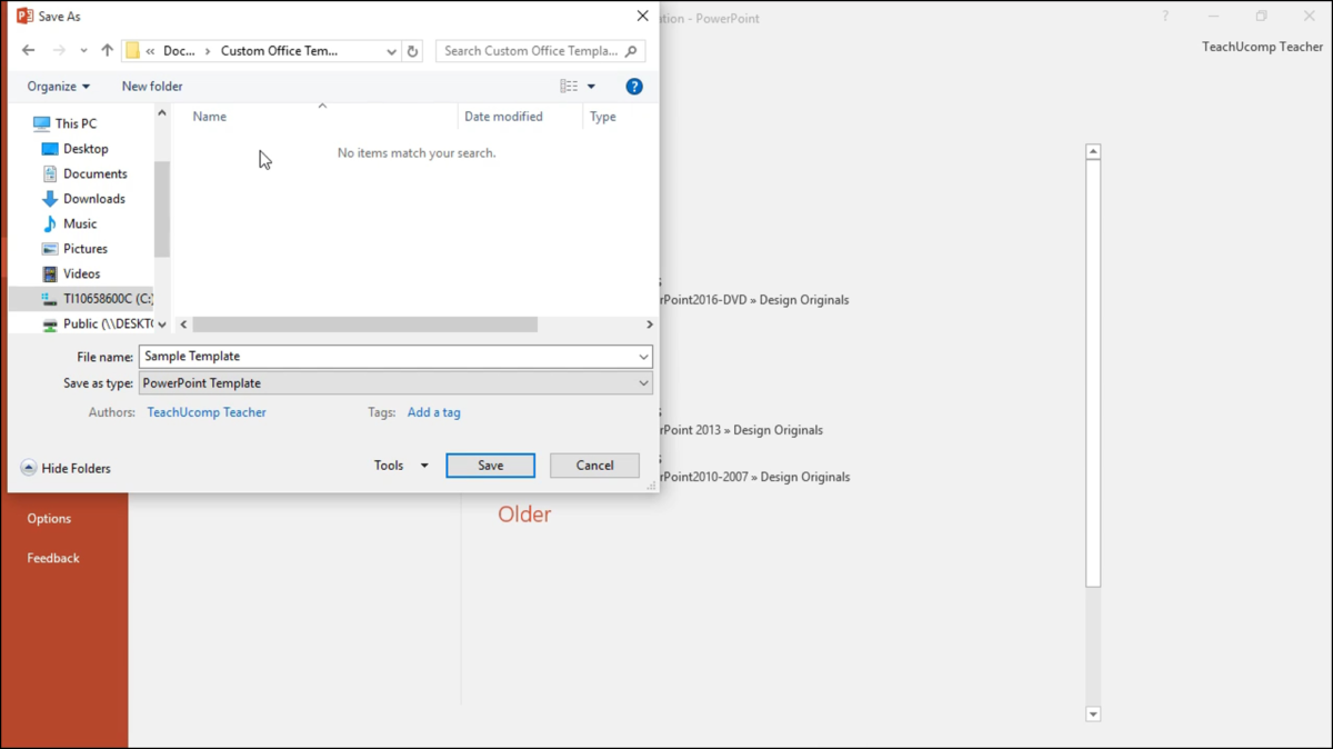 How To Save Powerpoint Template Sample Professional Templates