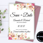 Save The Date Wedding Invitations Templates ~ Wedding Throughout Save The Date Cards Templates