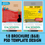 School Brochure Psd Template – Naveengfx For Play School Brochure Templates
