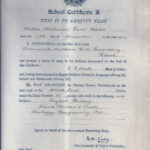 School Certificate (United Kingdom) – Wikipedia With School Leaving Certificate Template