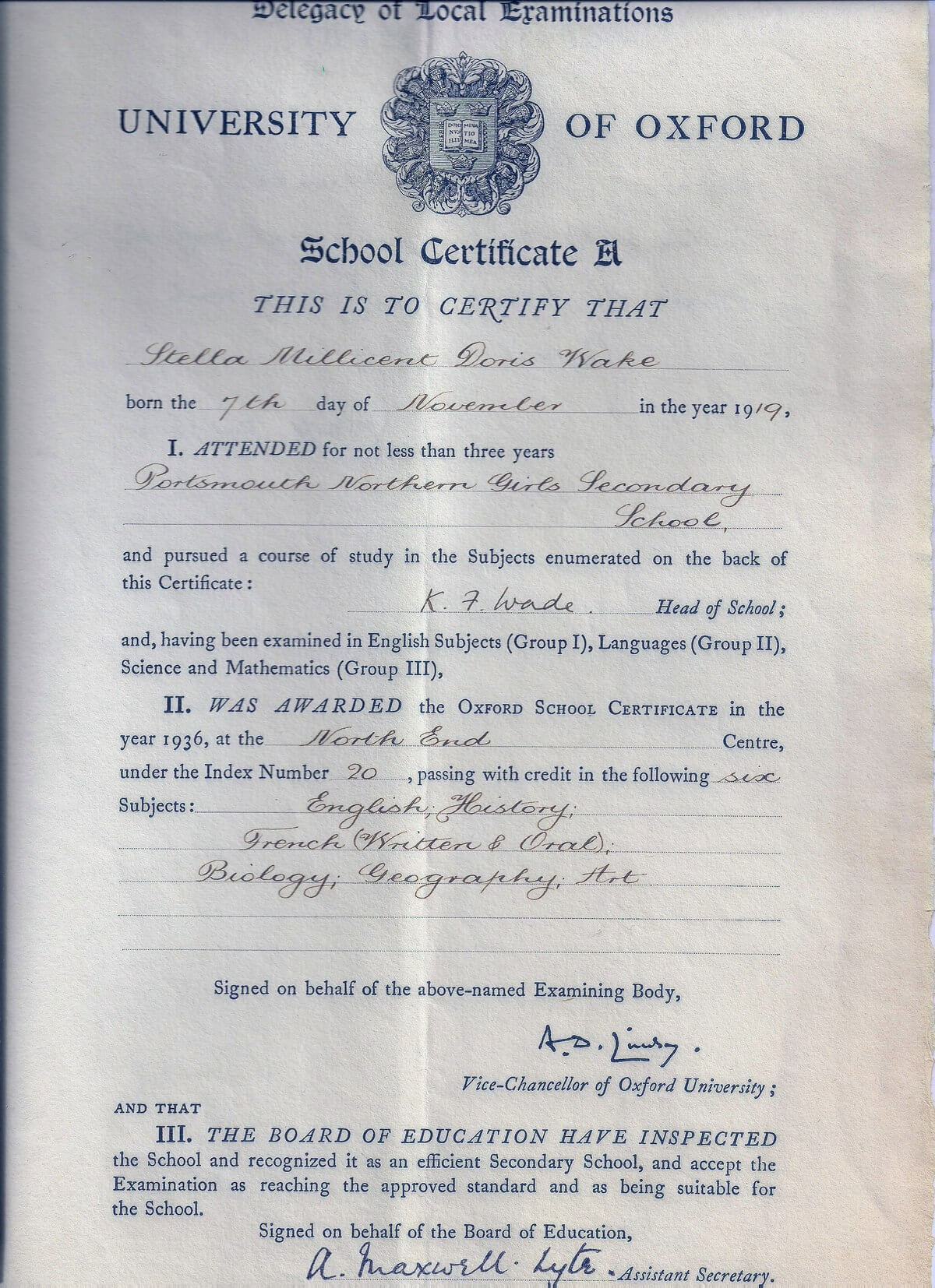 School Certificate (United Kingdom) – Wikipedia With School Leaving Certificate Template