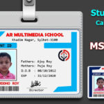 School Id Card Design In Ms Word 2020 || Student Identity Card Format Doc  || স্টুডেন্ট আইডি কার্ড Ar Within Media Id Card Templates