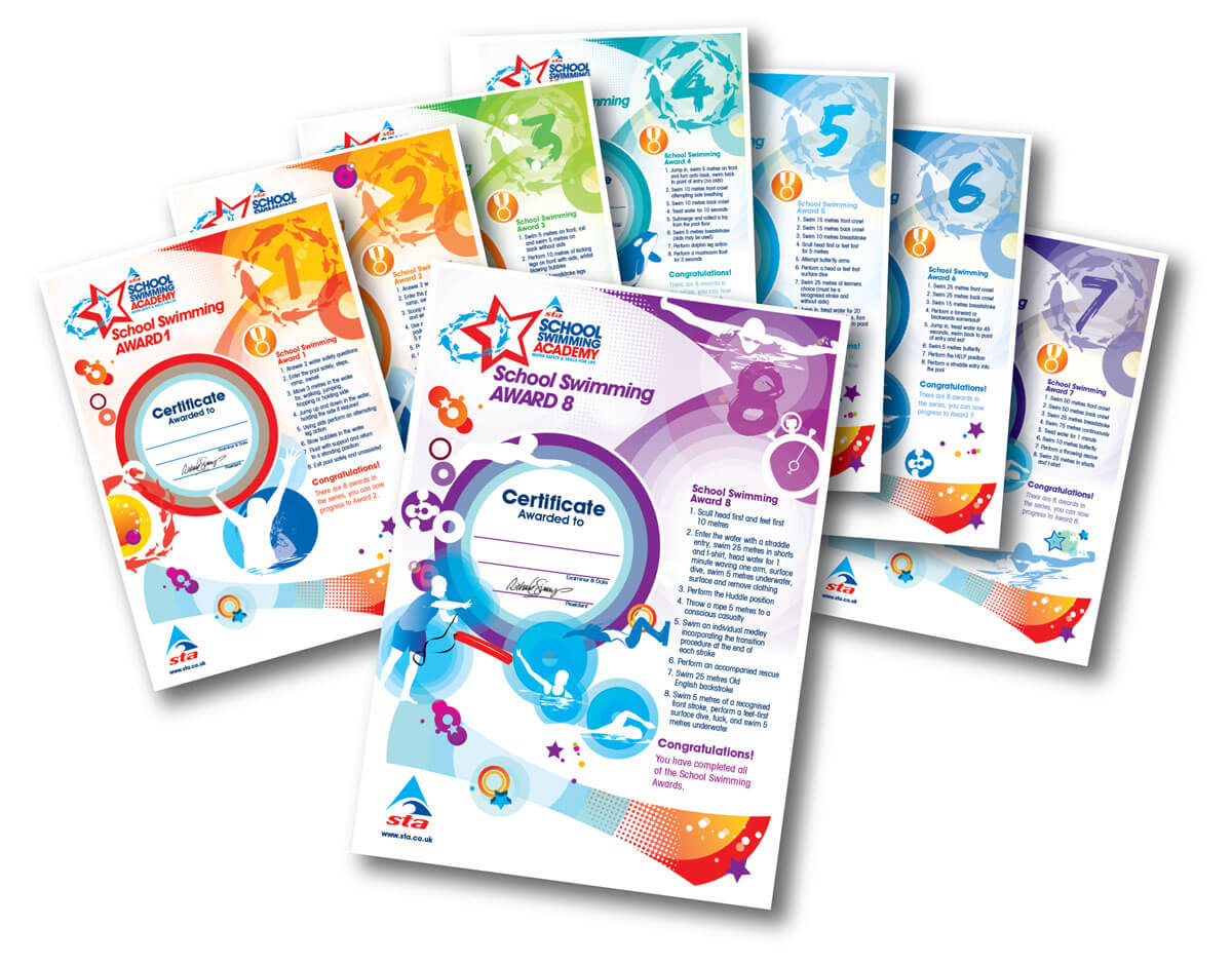 School Swimming Academy – Sta.co.uk Within Free Swimming Certificate Templates