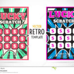 Scratch Off Lottery Ticket Vector Design Template Stock Intended For Scratch Off Card Templates