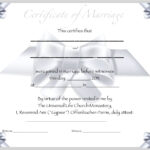 Seal Certified Editable Marriage Certificate Template With Blank Marriage Certificate Template