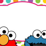 Sesame Street Twin Birthday Invitation Template | Drevio In Elmo Birthday Card Template