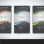 Set Blank Brochure Vector & Photo (Free Trial) | Bigstock Within Free Brochure Templates For Word 2010