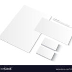 Set Of Ci Blank Templates With Business Cards In Plain Business Card Template
