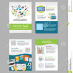 Set Of Flyer. Brochure Design Templates. Education With Regard To Brochure Design Templates For Education